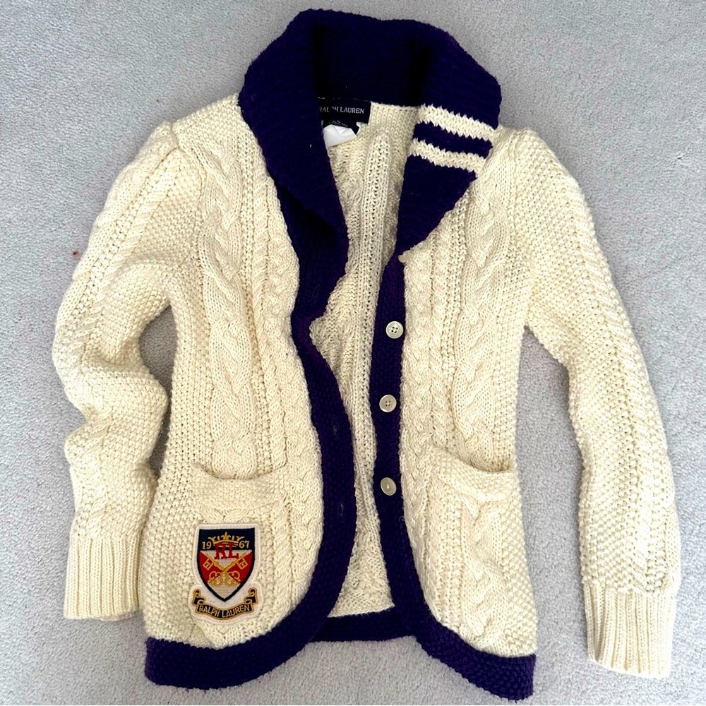 Polo Ralph Lauren sweater blazer jacket